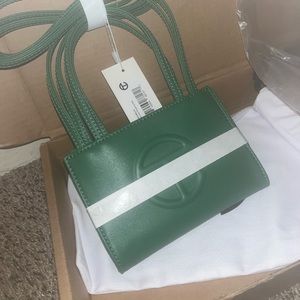 TELFAR BAG SMALL DARK OLIVE, BRAND NEW